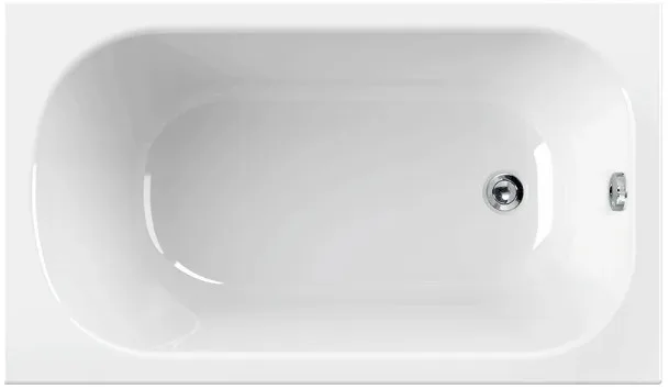 Акриловая ванна Cezares Eco 120-70-40-W37 без опоры 120x70 см, пристенная, белая Sancos — официальный сайт