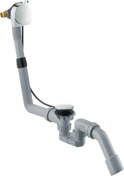 Слив-перелив Hansgrohe Exafill S 58113000, с заполнением переливом Sancos — официальный сайт