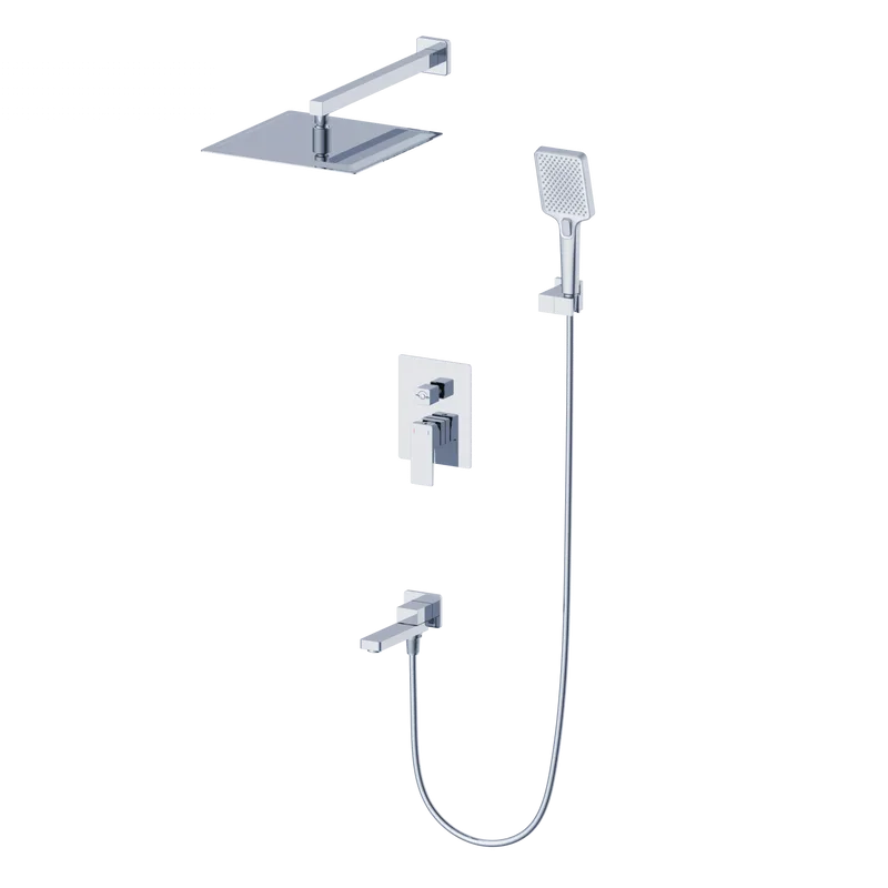 Душевой комплект Wonzon & Woghand WW-88087068-CR, С ВНУТРЕННЕЙ ЧАСТЬЮ, хром Sancos — официальный сайт