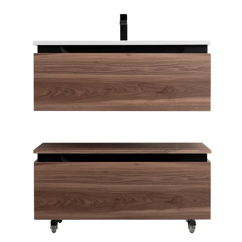 Тумба Cezares Slider 100 1 ящик, дымчатый орех Sancos — официальный сайт