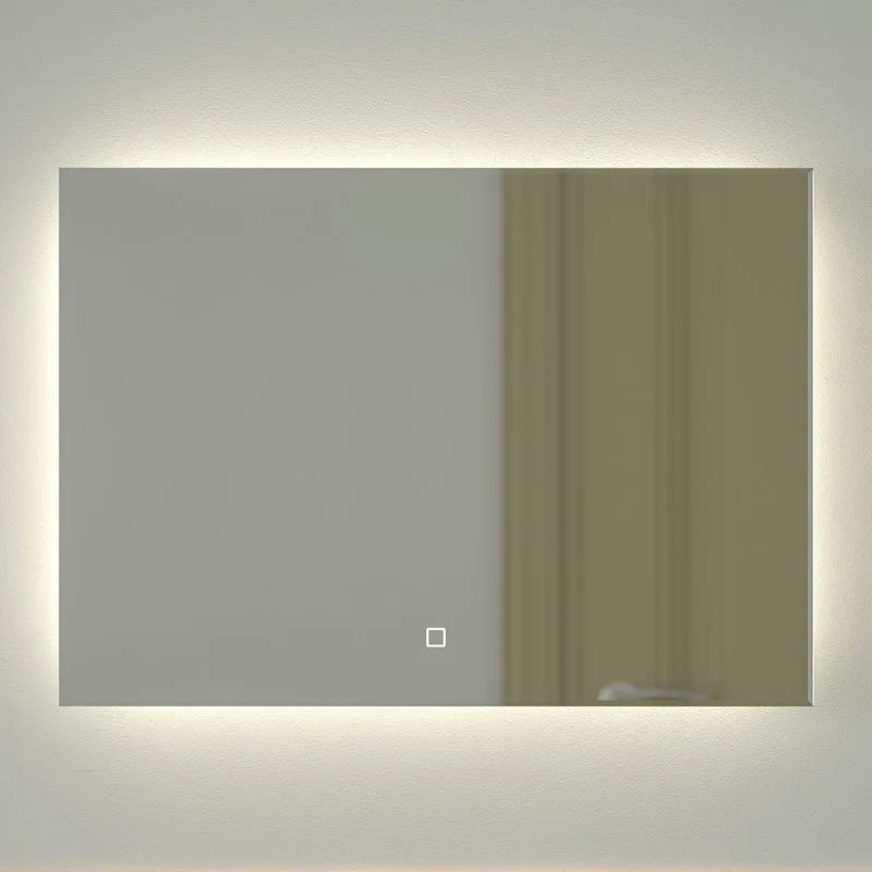 Зеркало Defesto Glow DF 2504SH 70х50 с LED-подсветкой, 4 500 K, сенсорный выключатель