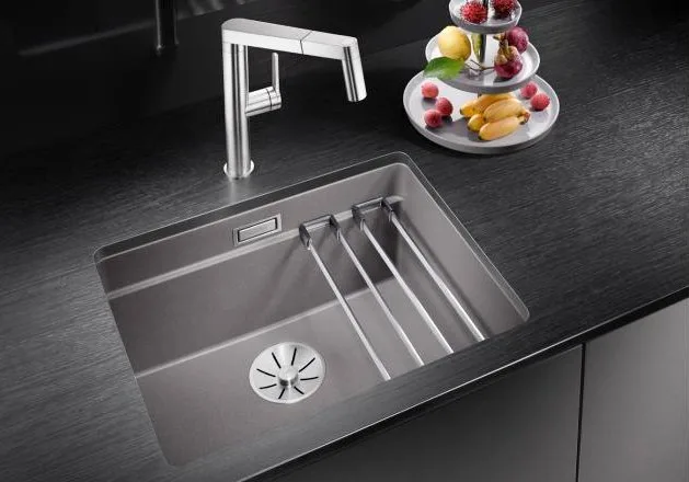 Мойка кухонная Blanco Etagon 500-U серый беж Sancos — официальный сайт