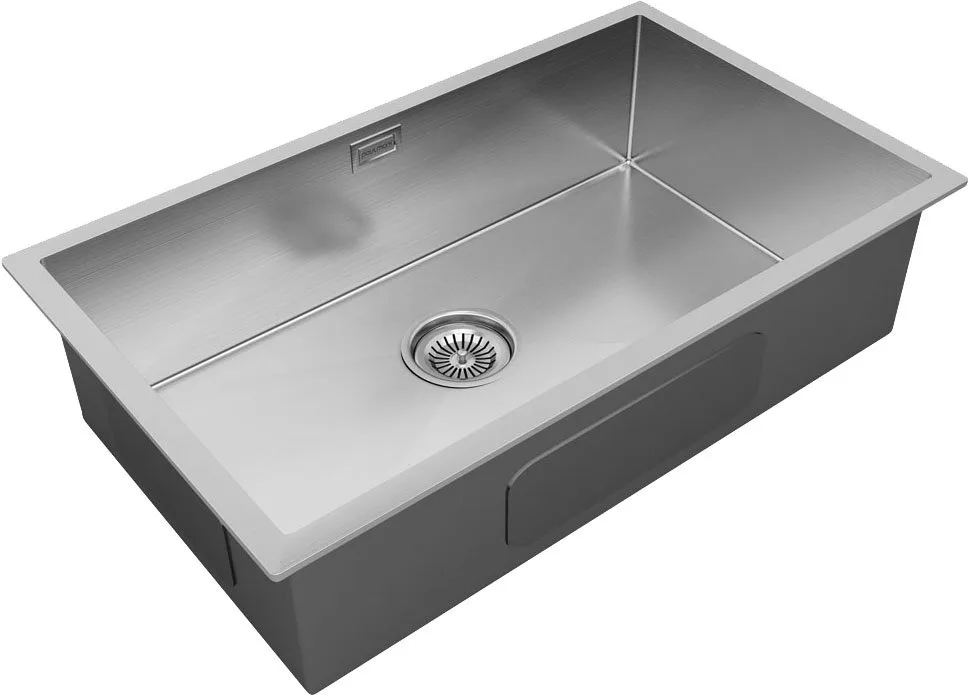 Мойка кухонная Paulmark Gerberg PM257444-BS брашированная нержавеющая сталь Sancos — официальный сайт