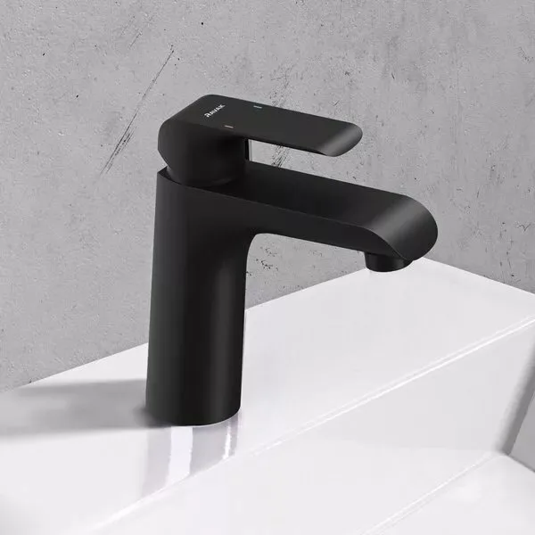 Смеситель для раковины Ravak Flat X070172 черный матовый Sancos — официальный сайт