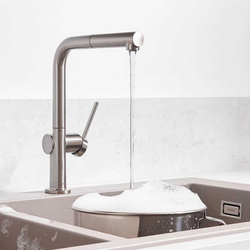 Смеситель для кухни Hansgrohe Talis M54 72808800 сталь Sancos — официальный сайт