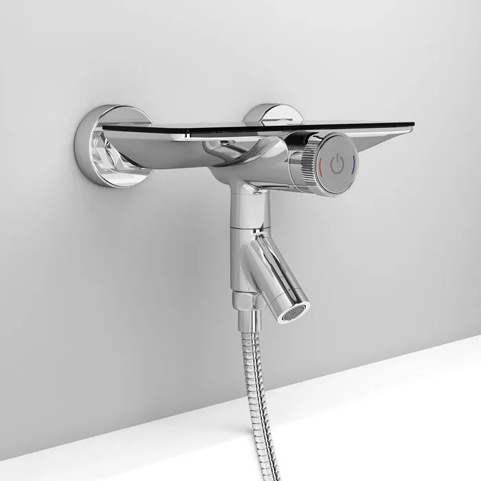 Смеситель для ванны с душем IDDIS Shelfy SHESBBTi02WA, хром Sancos — официальный сайт