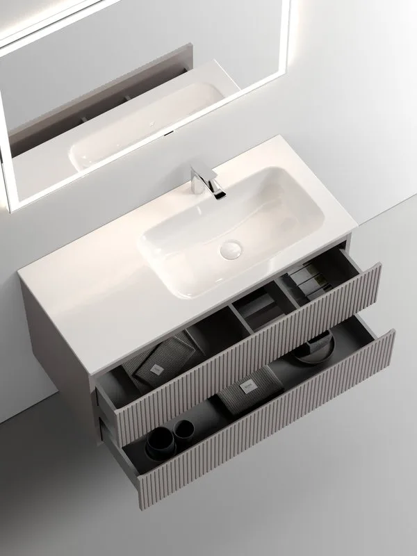 Тумба с раковиной Sancos Snob T 100 см, R, doha soft Sancos — официальный сайт