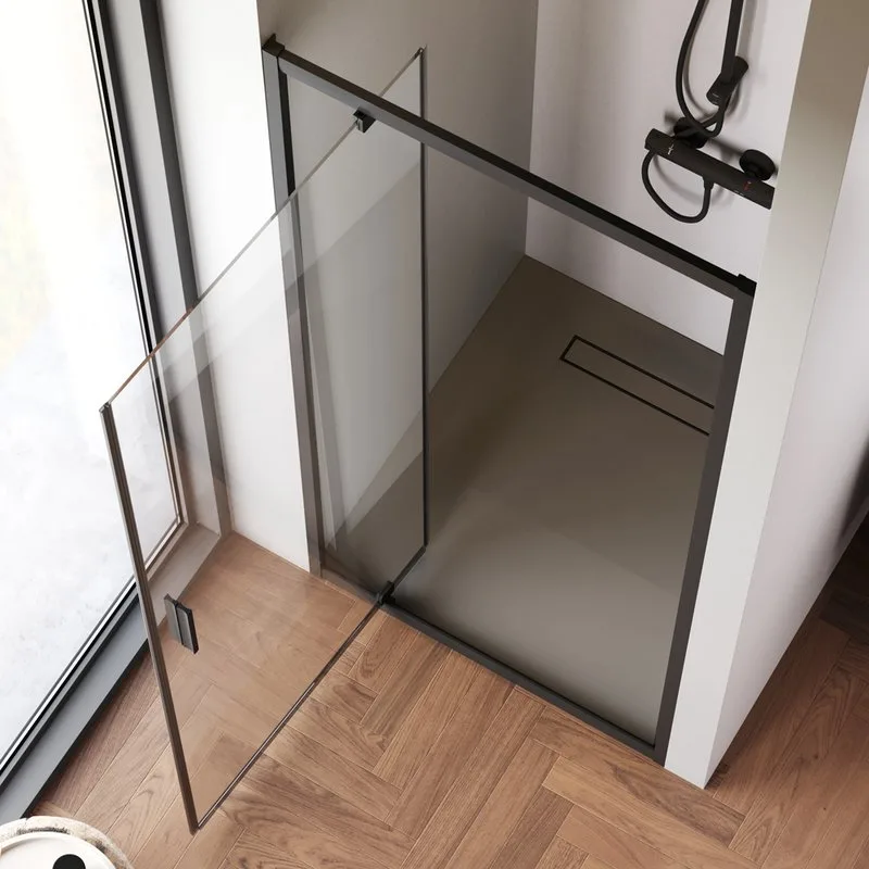 Душевая дверь в нишу AM.PM Gem W90G-90-1P-BT 80 см Sancos — официальный сайт