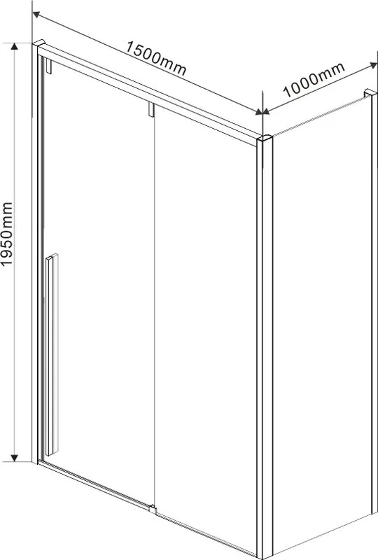 Душевой уголок Vincea Lugano VSR-1L1015CL-1 150х100 см, профиль хром Sancos — официальный сайт