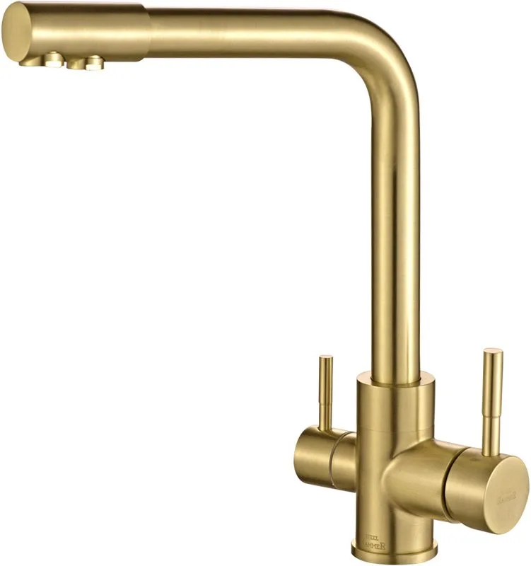Смеситель для кухни Steel Hammer SH 801 Inox Bronze PVD Sancos — официальный сайт