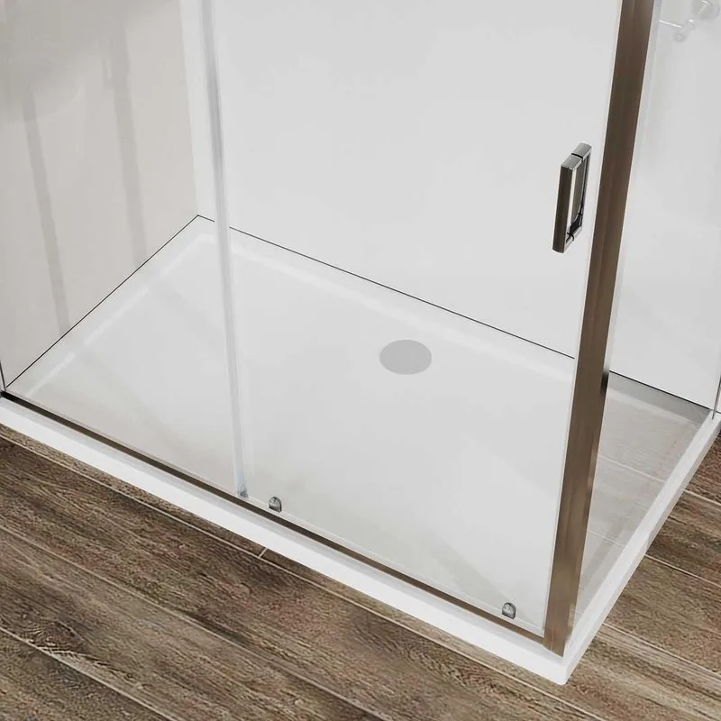 Душевой уголок Vincea City VSR-5CT9012CL 120х90 см, профиль хром, стекло прозрачное Sancos — официальный сайт