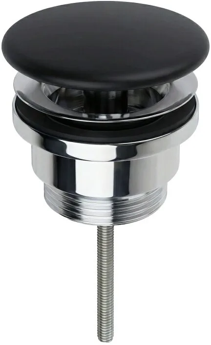 Донный клапан для раковины Splendy AA3071URKBM, черный матовый Sancos — официальный сайт