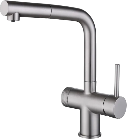 Смеситель для кухни Emar Steel ЕС - 7026 Satin Sancos — официальный сайт
