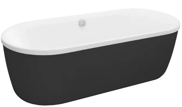 Акриловая ванна Cezares Metauro METAURO-Central-180-80-40-W-MATT 180x80 см, отдельностоящая, белая  Sancos — Оригинал
