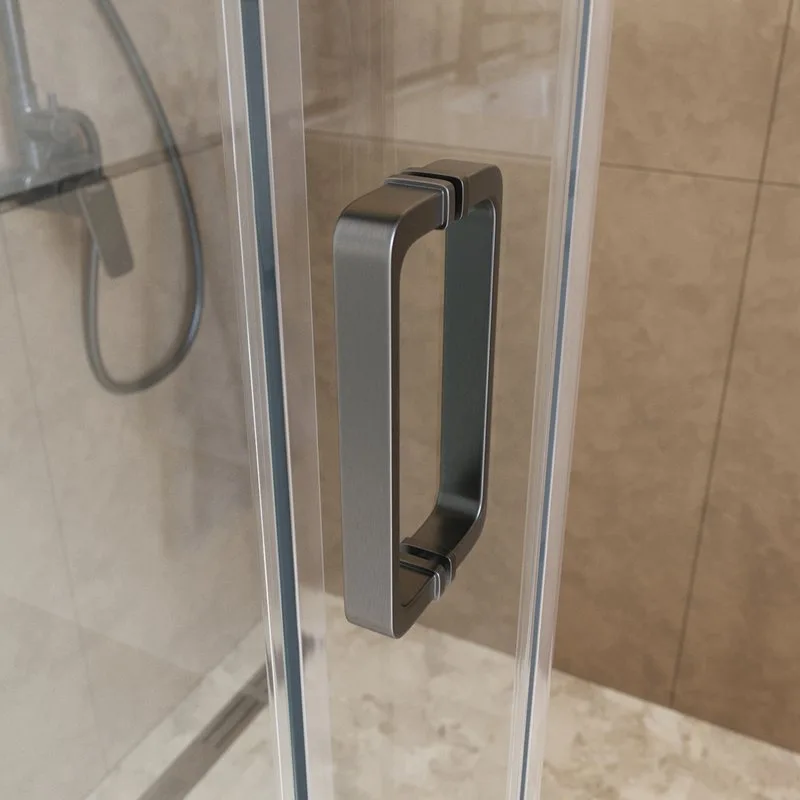 Душевой уголок BelBagno Soft Close-2 AH-1-150/90-C-GM профиль оружейная сталь Sancos — официальный сайт