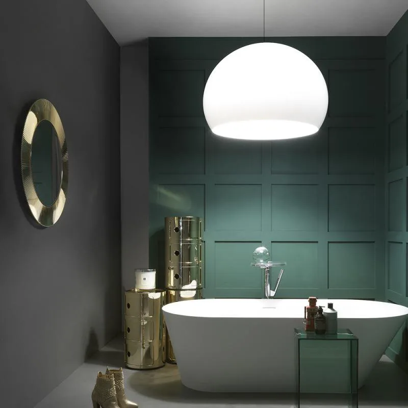 Зеркало круглое Laufen Kartell by Laufen 80 золотое Sancos — официальный сайт