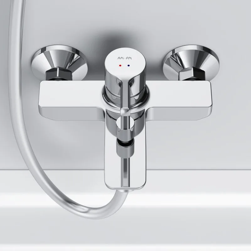 Смеситель для ванны с душем AM.PM X-Joy S F85B10000 Sancos — официальный сайт