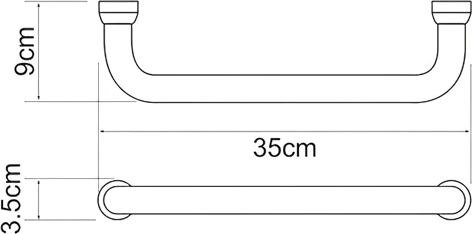 Поручень Wasserkraft K-1066White белый Sancos — официальный сайт