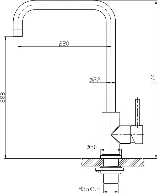 Смеситель для кухни BelBagno BB-LAM03A-IN Sancos — официальный сайт
