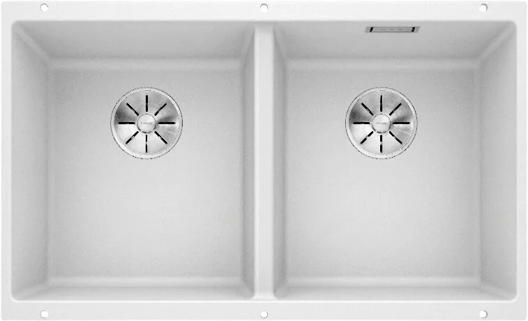 Мойка кухонная Blanco Subline 350/350-U белая Sancos — официальный сайт