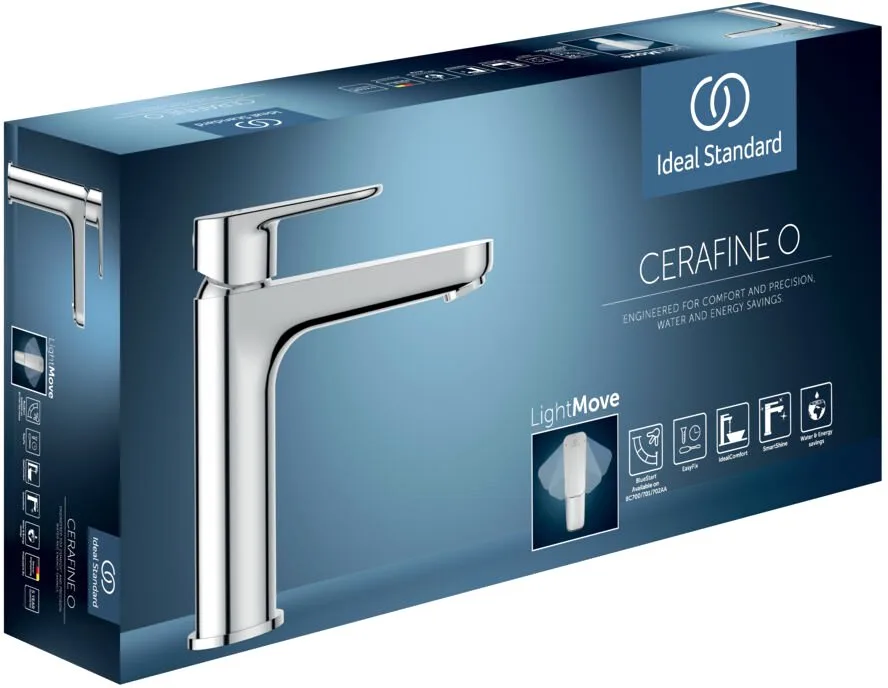 Смеситель Ideal Standard Cerafine O BD131SI silver Sancos — официальный сайт