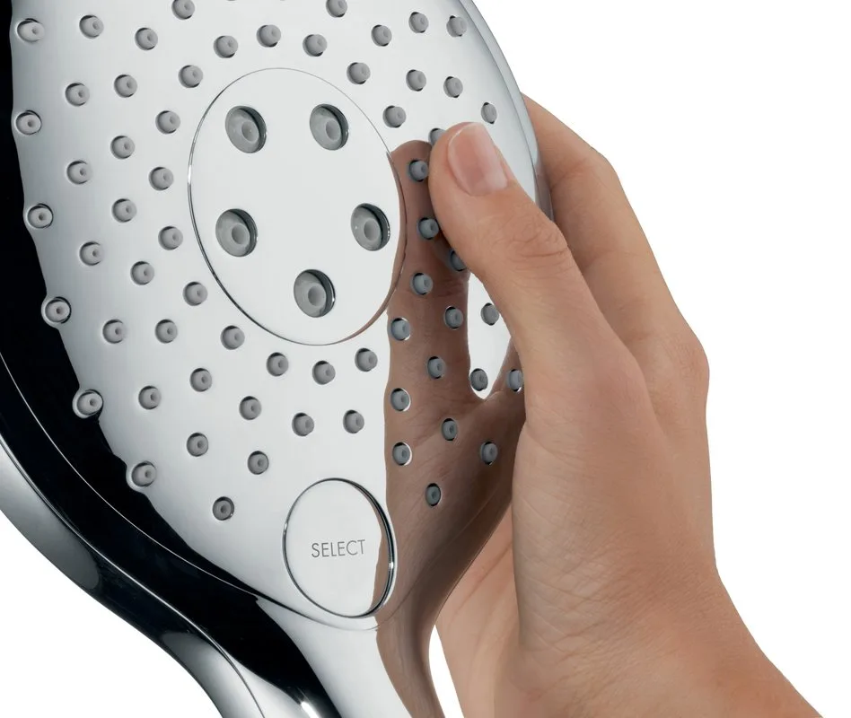 Душевая лейка Hansgrohe Raindance Select S 150 Air 3jet 28587000 Sancos — официальный сайт