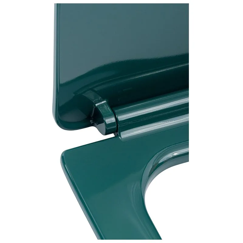Крышка-сиденье Plumberia Selection Ixo ceramica XO2060PL с микролифтом, глянцевый петролио Sancos — официальный сайт