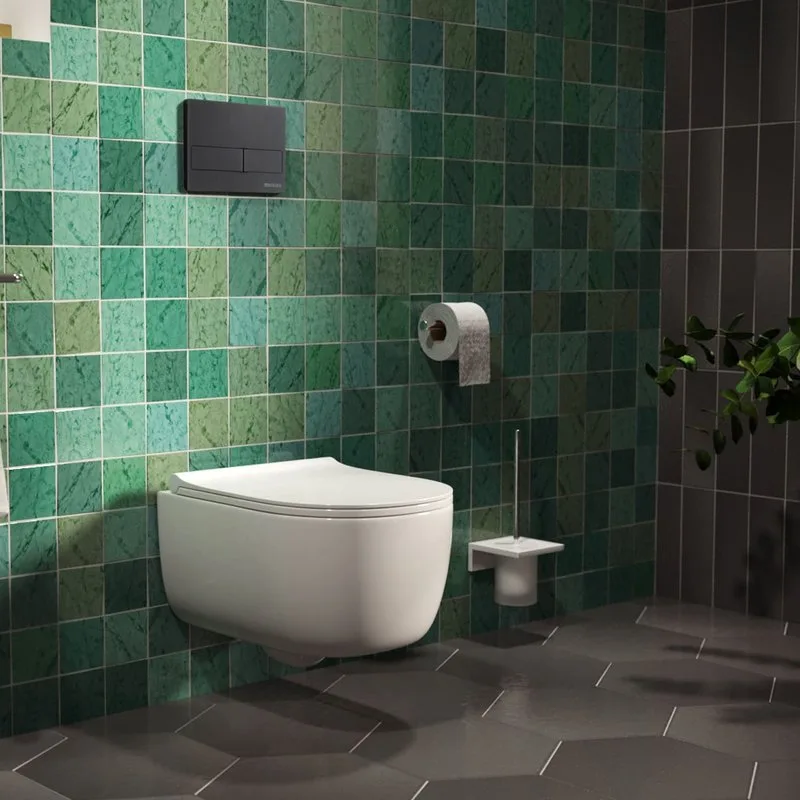 Система инсталляции для унитазов Berges Novum L5, с черной кнопкой смыва Soft Touch Sancos — официальный сайт