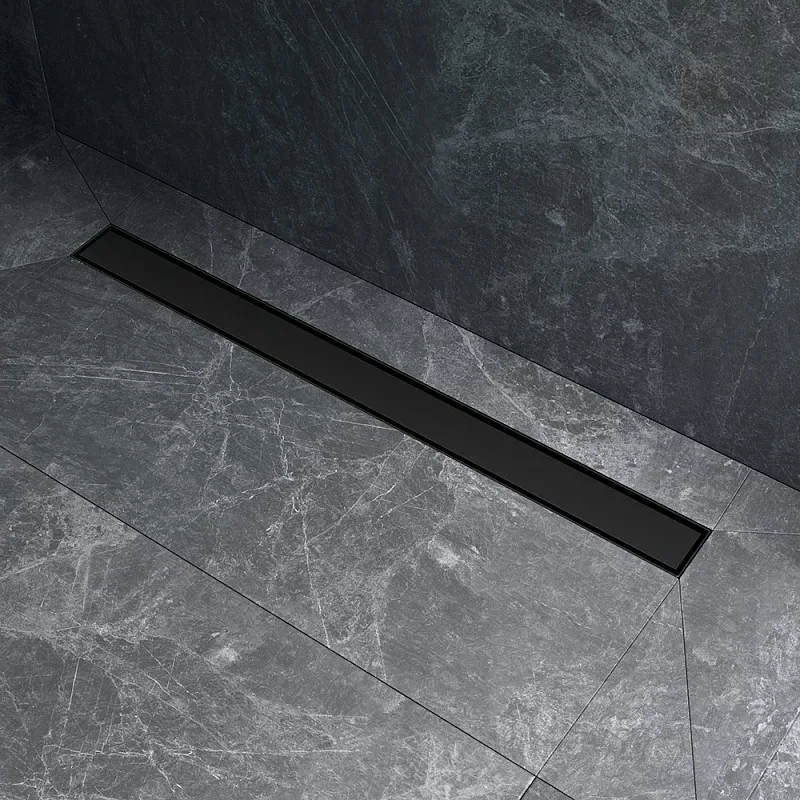 Душевой трап (лоток) AM.PM MasterFlow Tile 80 см, черный матовый Sancos — официальный сайт