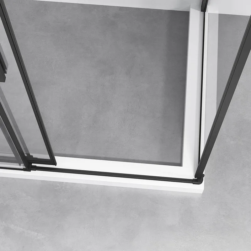 Душевой уголок Vincea Slim-N VSR-4SN8014CLB 140х80 см, профиль черный Sancos — официальный сайт