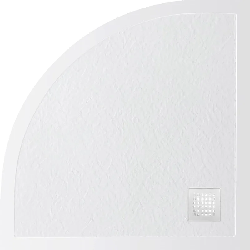 Поддон для душа BelBagno Uno TRAY-MR-UNO-R-90-550-35-W-BO 90х90, белый, с сифоном Sancos — официальный сайт