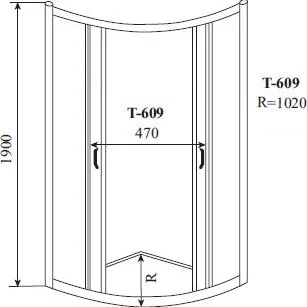 Душевой уголок Timo Altti ALTTI-609C Clean Glass 90х90 см Sancos — официальный сайт