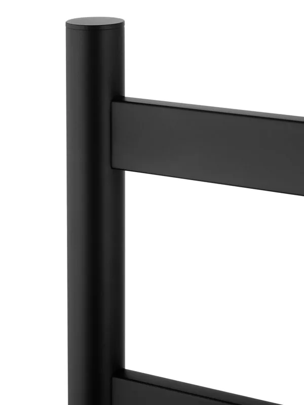 Полотенцесушитель электрический Wonzon & Woghand WW-A406-MB черный матовый Sancos — официальный сайт