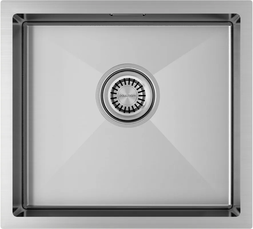 Мойка кухонная Paulmark Aller PM904444-BS брашированная нержавеющая сталь Sancos — официальный сайт