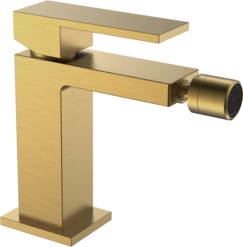 Смеситель для биде Boheme Qubic 476-BR bronze Sancos — официальный сайт