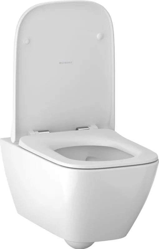 Унитаз подвесной Geberit Smyle Square 500.683.01.1 Sancos — официальный сайт