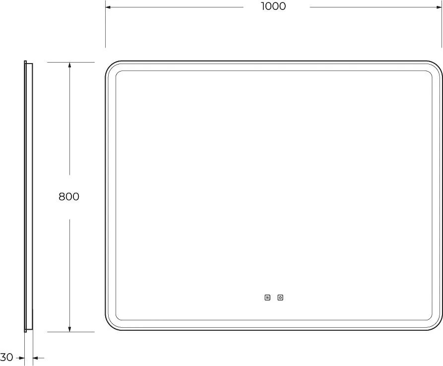 Зеркало BelBagno Marino SPC-MAR-1000-800-LED-TCH-SND с голосовым управлением и подогревом Sancos — официальный сайт