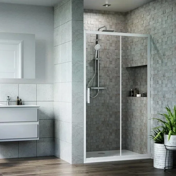 Душевая дверь в нишу Ideal Standard Connect 2 120 см, белый матовый Sancos — официальный сайт