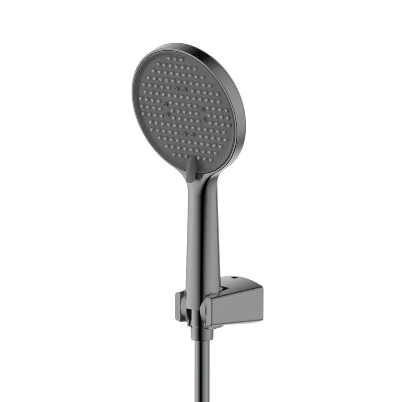 Смеситель для ванны с душевым гарнитуром, метал Gun metal, AQUAme Monza AQM6312GM Sancos — официальный сайт