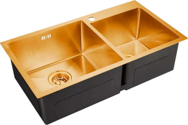 Мойка кухонная Emar PVD EMB-210 PVD Nano Golden Sancos — Оригинал
