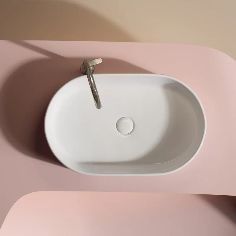 Накладная раковина Ceramicanova Element CN6048 белая Sancos — официальный сайт