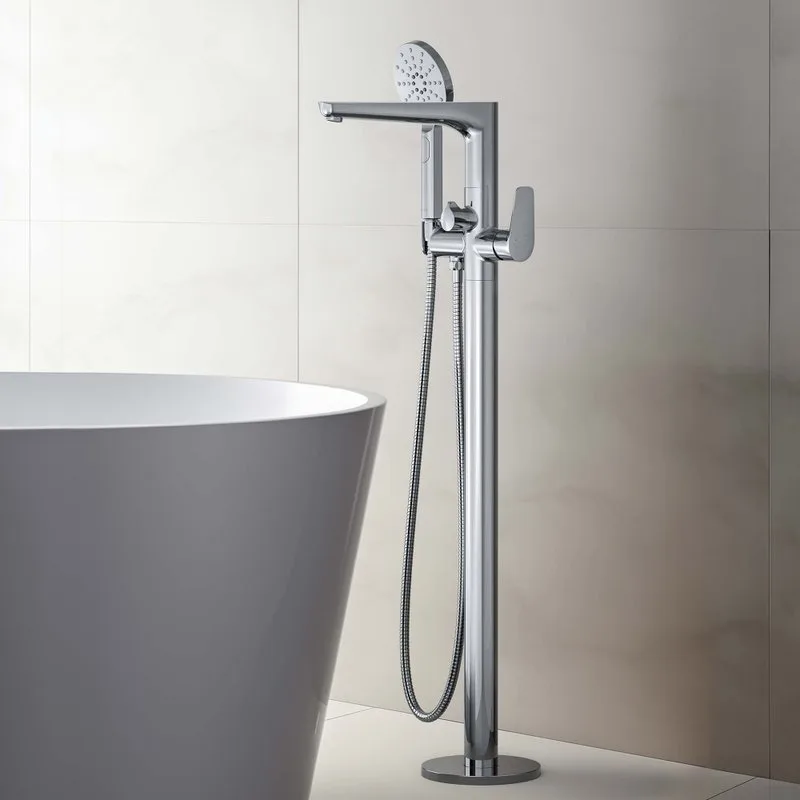 Напольный смеситель для ванны с душем AQUATEK Бетта AQ1145CR, С ВНУТРЕННЕЙ ЧАСТЬЮ, хром Sancos — официальный сайт