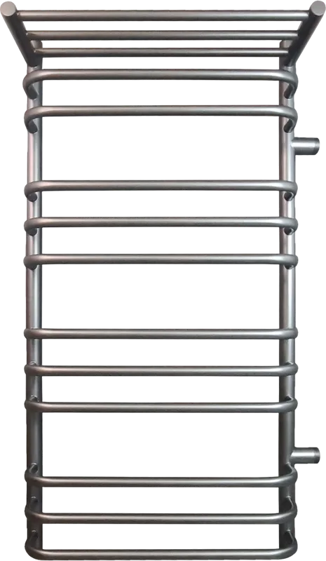 Полотенцесушитель водяной Indigo Brace LBCW100-50PGFM-б/п-60 с полкой, graphite metallic Sancos — официальный сайт