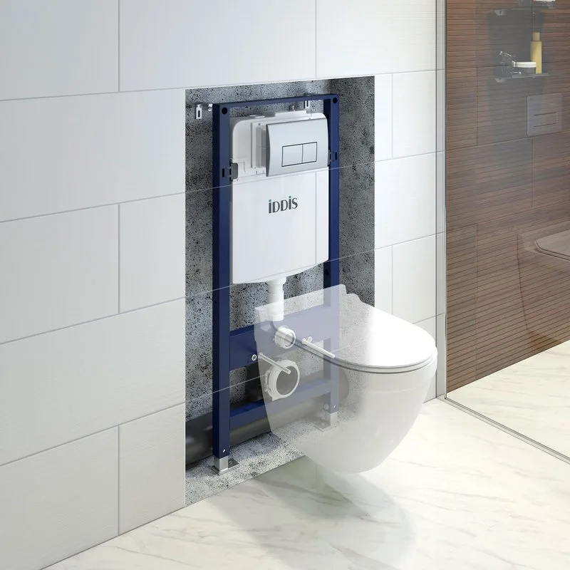 Система инсталляции для унитазов IDDIS Optima Home OPH00GCi32K, с кнопкой смыва, хром Sancos — официальный сайт