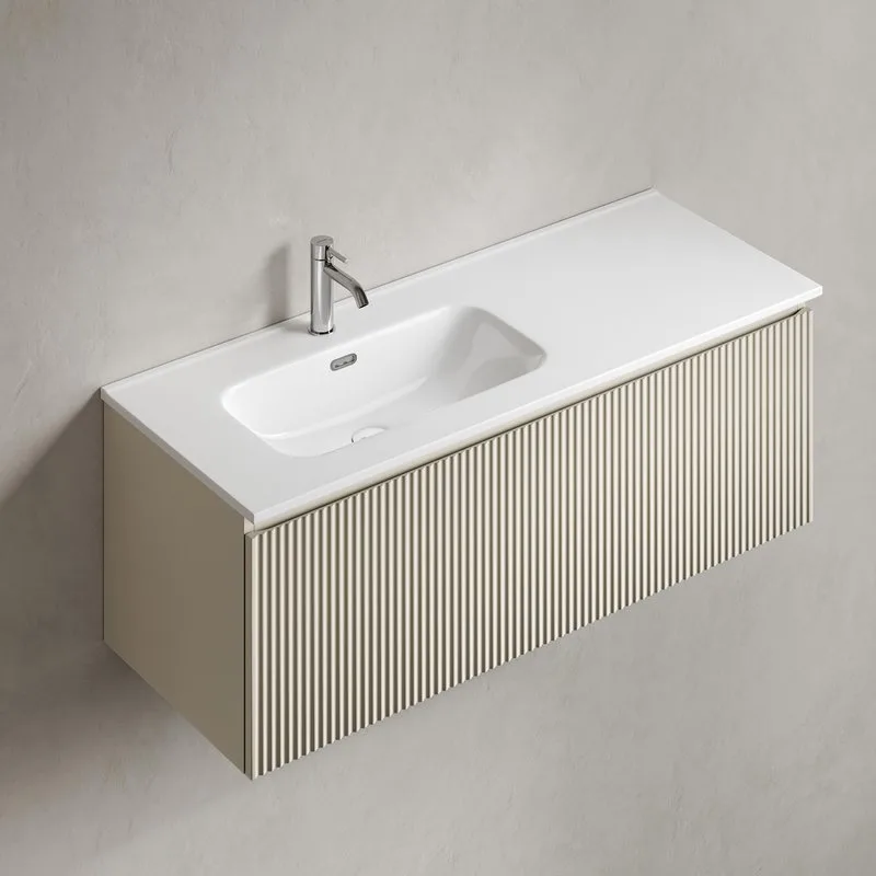 Тумба под раковину Sancos Snob R 1.0 120 подвесная Beige soft (капучино), SNR1.0120LCE Sancos — официальный сайт