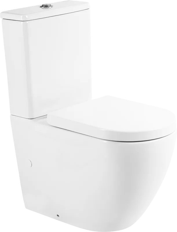 Унитаз-компакт напольный BelBagno Sfera-r BB2141CPR BB105SC с микролифтом, безободковый, глянцевый б Sancos — официальный сайт