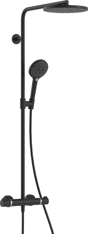 Душевая стойка Hansgrohe Raindance Select S Showerpipe 240 1jet P  27633670, с термостатом, черный Sancos — официальный сайт