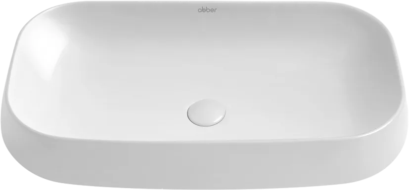 Накладная раковина Abber Rechteck AC2210 белая Sancos — официальный сайт
