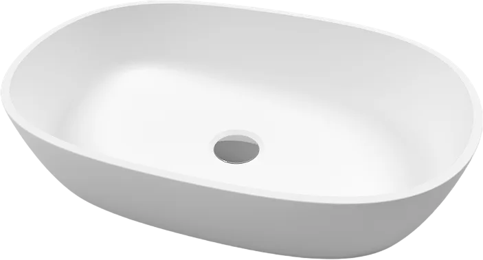 Накладная раковина WHITECROSS Opal 0709.056038.200 56 см, белый матовый Sancos — официальный сайт