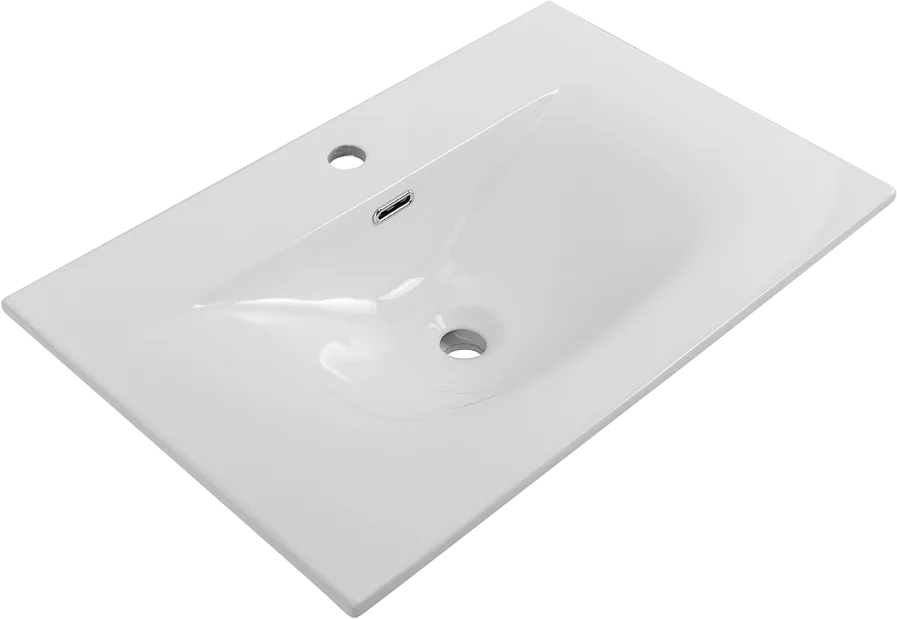 Мебельная раковина BelBagno BB-8099-70 глянцевая белая Sancos — официальный сайт